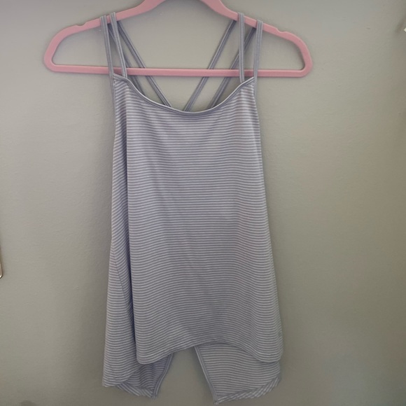 Champion Tops - Grey stripped Champion tank top